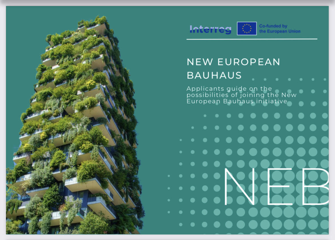 Applicants guide on the possibilities of joining the New European Bauhaus initiative is now available to public