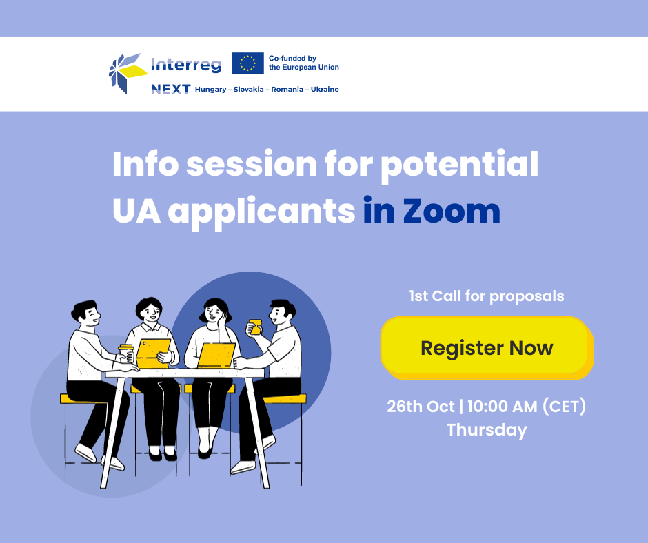 Registration to the 2nd Info session for potential Ukrainian applicants within the 1st Call for Proposals is open